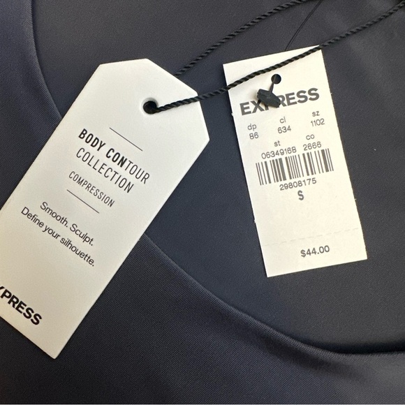 NWT Express Gray Contour Bodysuit - Picture 4 of 4